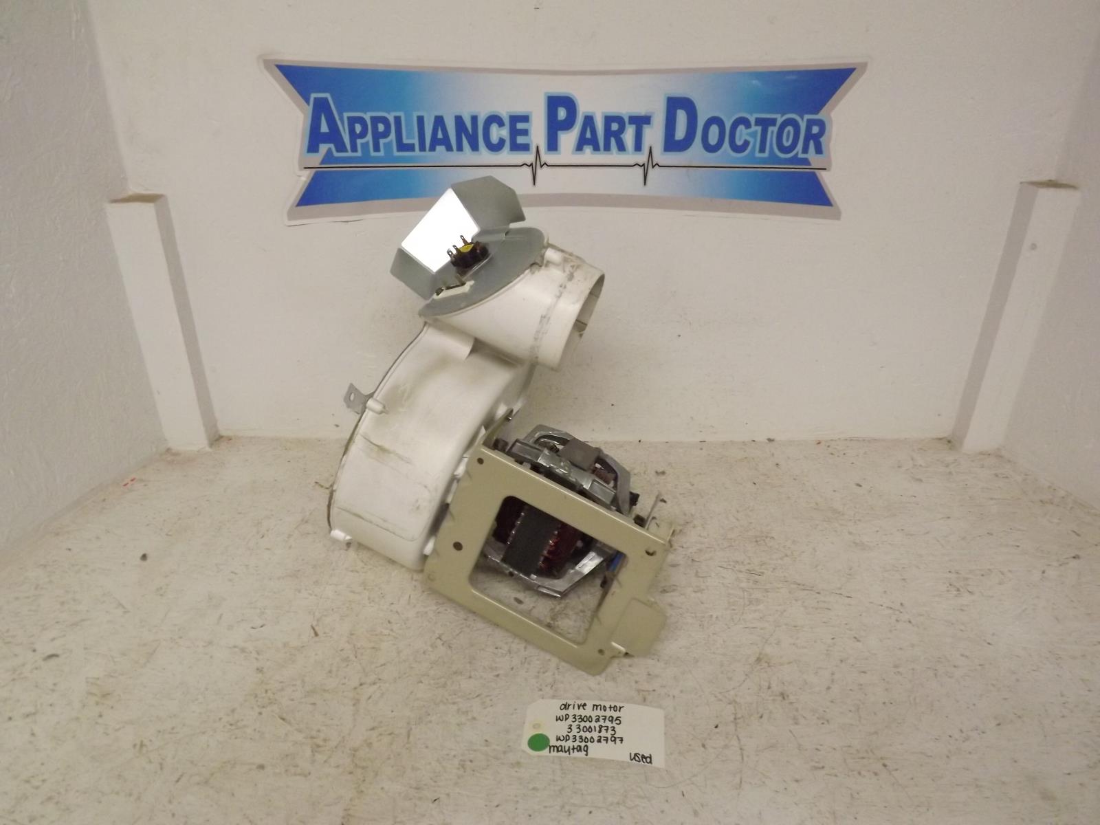 Maytag Dryer WP33002795 33001873 WP33002797 Drive Motor Used Maytag Dryer WP33002795 33001873 WP33002797 Drive Motor Used